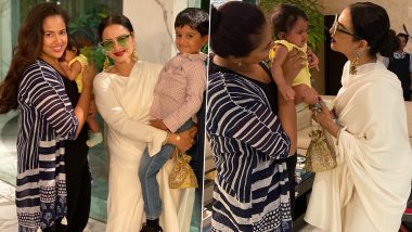 Sameera Reddy Shares Photos of Her Family With Veteran Actor Rekha (View Pics)