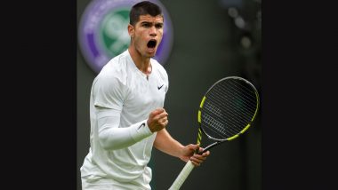 Carlos Alcaraz Storms Into Wimbledon 2023 Men’s Singles Final With Win Over Daniil Medvedev, To Face Novak Djokovic in Summit Clash