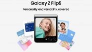 Samsung Galaxy Z Flip 5 Arrives with Larger Cover Display and Great Customisation Options At Unpacked Event (See Pics)