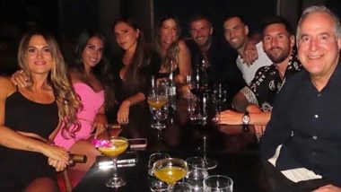 Lionel Messi, Sergio Busquets, David Beckham Go Out for Dinner With Their WAGs at Miami's Gekko (See Pics)