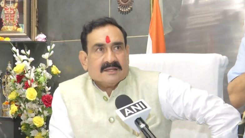 Sidhi Urination Viral Video: Bulldozer Works According to Law, Says MP Home Minister Narottam Mishra on Congress Demand for Bulldozer Action Against Pravesh Shukla Who Urinated on Tribal Man