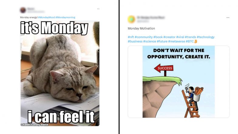 #MondayMorning: Funny Memes and Positive Quotes on Monday Vibes Go Viral! Check #MondayMood Tweets Shared by Netizens