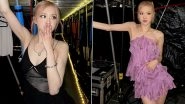 BLACPINK's Ros&eacute; Shares Stunning Backstage Pics in Black and Purple Outfits, Check K-Pop Idol's Melbourne Style