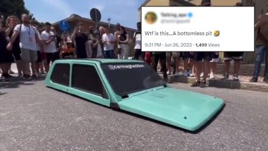 'World’s Lowest Car' Video Shows Tiny Vehicle Running With No Doors and Tyres, Draws Funny Reactions