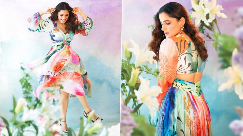 Priya Bapat Shares Quirky Photos in Gorgeous Colourful Floral Dress