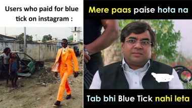 #BlueTickMemes: Netizens Share Hilarious Memes, Jokes and Videos on Instagram After the Platform Starts Meta Blue Ticks Subscription