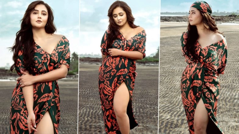 Beach Please! Rashami Desai in Floral-Print Asymmetrical Dress Is Too Good for Words (View Pics)