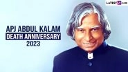 APJ Abdul Kalam Death Anniversary 2023: Netizens Share Heartfelt Wishes and Messages To Pay Tribute to the &lsquo;Missile Man of India&rsquo; on His 8th Punyatithi