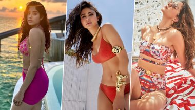 National Bikini Day 2023: From Ananya Panday, Mouni Roy to Janhvi Kapoor and More, Here Are Bollywood Babes Who Rocked Sexy Bathing Suits!