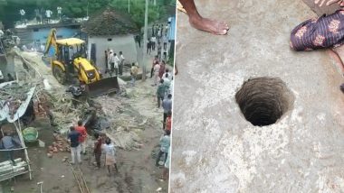 Toddler Trapped in Borewell in Madhya Pradesh: Two-and-a-Half-Year-Old Girl Falls Into Borewell in Vidisha, SDRF Called In for Rescue Operation