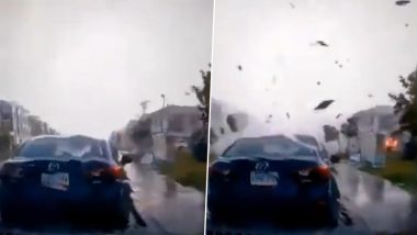 Canada Tornado Viral Video: Tornado in Barrhaven, Ottawa Region Damages 125 Homes and Causes Power Outages in More Than 1500 Houses