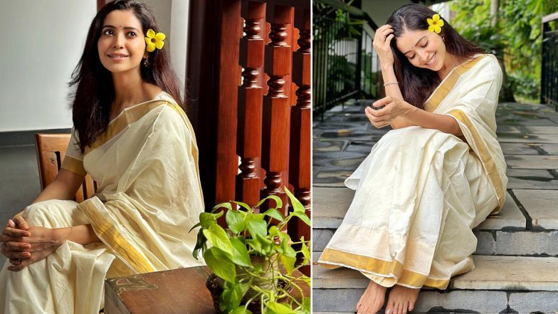 Asha Negi Vacays in Kerala, Shares Gorgeous Pics in Kasav Sari