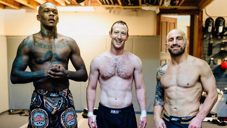 Mark Zuckerberg vs Elon Musk Cage Fight: Meta Founder Gets Training From UFC Champions, Shows Off Ripped Physique in Viral Pics