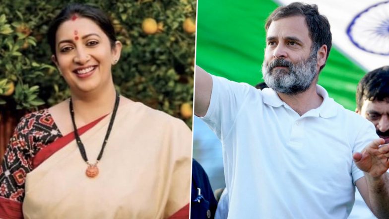 Smriti Irani Takes Hard Swipe at Rahul Gandhi Over His Remarks on PM Modi France Visit, Says ‘He Seethes As Defence Contracts No Longer Land at Doorstep of Dynasty’