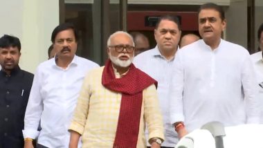 Maharashtra Politics News: Ajit Pawar Faction Meets Sharad Pawar at YB Chavan Centre, 'Met Him to Seek His Blesssing, Requested NCP Should Stay United,' Says Praful Patel (Watch Video)