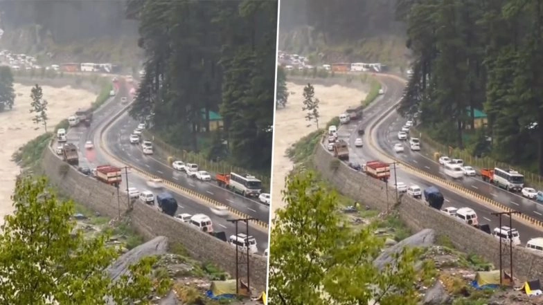 ‘Calm Before the Storm’: Viral Video Shows Serene Environment Before the Havoc Caused by Rains and Landslides in Himachal Pradesh (Watch)