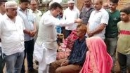 Madhya Pradesh Pee-Gate: After &lsquo;Feet Wash&rsquo; by CM Shivraj Singh Chouhan, Congress Leader Performs &lsquo;Shuddhikaran&rsquo; of Victim Dashmat Rawat in Sidhi (Watch Video)