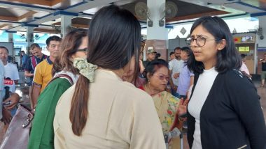 ‘Not Here To Do Politics’: DCW Chief Swati Maliwal Reaches Imphal Despite Manipur Government Asking To Postpone Visit (Watch Video)
