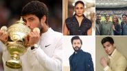 Wimbledon 2023: Carlos Alcaraz Defeats Novak Djokovic, Sonam Kapoor, Kareena Kapoor, Ayushmann Khurrana and Other B-Town Celebs Congratulate the Tennis Champion!
