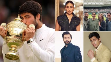 Wimbledon 2023: Carlos Alcaraz Defeats Novak Djokovic, Sonam Kapoor, Kareena Kapoor, Ayushmann Khurrana and Other B-Town Celebs Congratulate the Tennis Champion!