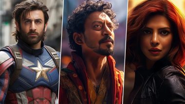 Ranbir Kapoor As Captain America, Priyanka Chopra As Black Widow, Irrfan Khan As Doctor Strange & More AI Images Reveal Bollywood Celebs Imagined As Superheroes! (View Pics)
