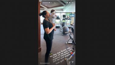 Bipasha Basu Talks About ‘Mom Guilt’ As She Shares This Cute Pic Featuring Her ‘New Gym Buddy’