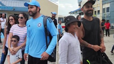 Rohit Sharma, Virat Kohli And Other Team India Cricketers Sign Autographs, Pose for Pictures With Fans Ahead of IND vs WI 2nd Test 2023 in Trinidad; Video Goes Viral!