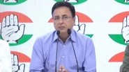Supreme Court Gives Five Weeks of Protection From Non-Bailable Warrant to Congress Leader Randeep Surjewala in 23-Year-Old Case