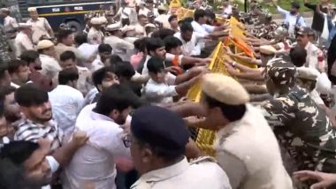 ABVP Protest in Delhi Video: Student Union Stages Protest in National Capital Over Alleged Gangrape of Minor in Jodhpur