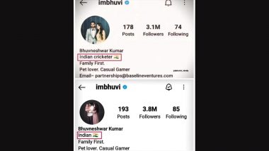 ‘Unofficial Retirement’ Bhuvneshwar Kumar Removes Word ‘Cricketer’ from his Instagram Bio, Fans React