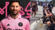 Fan Brings Goat to Lionel Messi&rsquo;s Inter Miami Unveiling Ceremony, Video Goes Viral