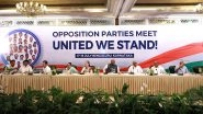 Opposition Meet Ends: 26-Party Front Vows to Put United Fight Against BJP Under &lsquo;INDIA&rsquo; Banner as Second Opposition Meeting Concludes