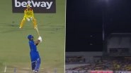 Shayan Jahangir Smashes Gerald Coetzee for 104 Metres Six During Texas Super Kings vs MI New York Major League Cricket 2023 Challenger(Watch Video)