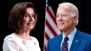 &lsquo;He&rsquo;s a Kid to Me&rsquo;, Nancy Pelosi Defends US President Joe Biden After Criticisms Over His Age (Watch Video)