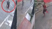 UP Chain Snatching Video: Man Snatches Woman&rsquo;s Chain in Lucknow, Shocking CCTV Footage Surfaces