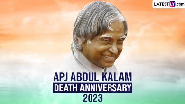 APJ Abdul Kalam Death Anniversary 2023: All You Need To Know About the Missile Man of India on His Punyatithi