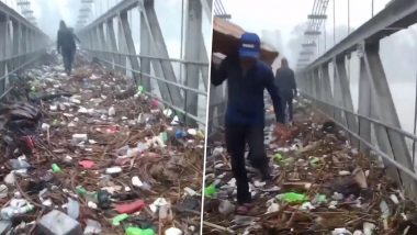 'Nature 1, Human 0'! Trash and Garbage Thrown Back by River in Viral Video Shared by IFS Officer (Watch)