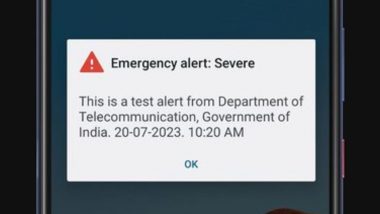 Emergency Alert Test Message Received by Several People in India From Government, Causes Panic; Raised Issue on Twitter