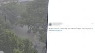 #MumbaiRains Photos, Videos and Latest Updates Go Viral: Netizens React as Heavy Downpour Flood the Maximum City