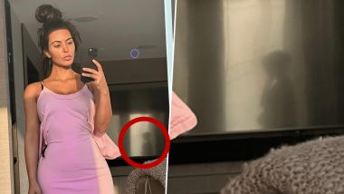 Kim Kardashian Has an Encounter With a Ghost? Reality TV Star Shares Eerie Photo of ‘Woman in the Window’ (View Pic)