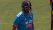 Rohit Sharma Bats at Number Seven in IND vs WI 1st ODI 2023, Fans React to Change in Batting Order