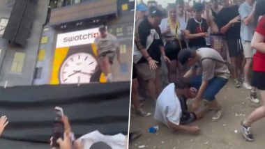 Crowd Surf Fail Video: Ski Mask The Slump God Fan Attempts Stage Dive, Hits the Ground and Gets Injured (Watch)