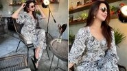 Divyanka Tripathi Looks Chic in Black and White Printed Dress (View Pics)