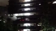 Mumbai Fire: Elderly Man Killed After Blaze Erupts in Seven-Storeyed Residential Building in Santacruz (Watch Video)