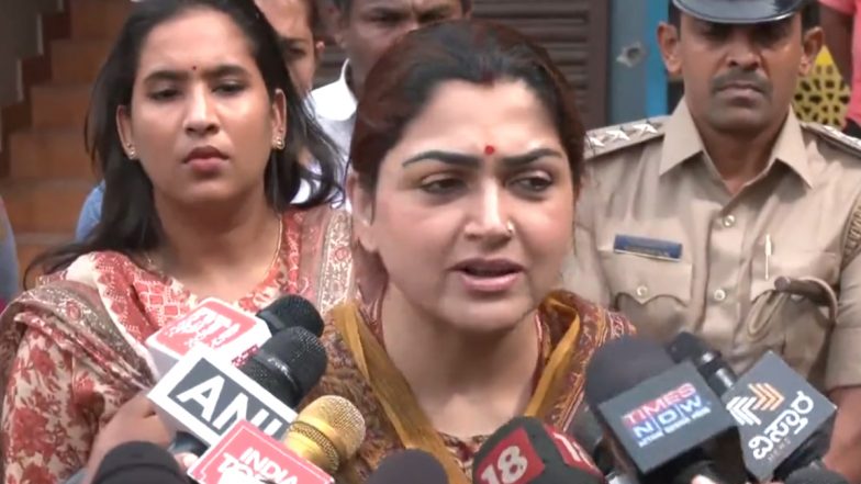 Udupi College Washroom Video Case: No Truth in Rumours About Hidden Cameras in Toilets, Says NCW Member Khushbu Sundar