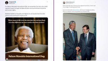 Mandela Day 2023: From President of the African National Congress Cyril Ramaphosa to UN Secretary-General António Guterres, Leaders Share Their Heartfelt Wishes on the 105th Birthday of Nelson Mandela