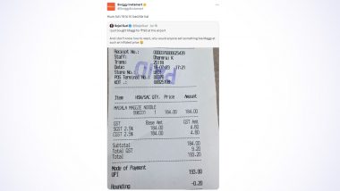 'Hum Toh 14 Ki Hi Bechte Hai': Swiggy Instamart Gives Hilarious Response to YouTuber Who Shared Inflated Bill of Maggi Noodles Purchased at Airport