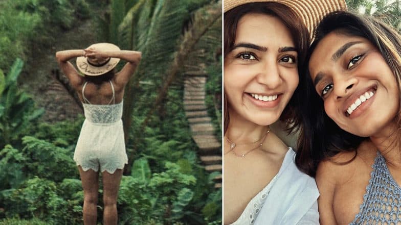 Samantha Ruth Prabhu Vacays in Bali, Shares Stylish Pics in Sleeveless White Playsuit (View Pics)