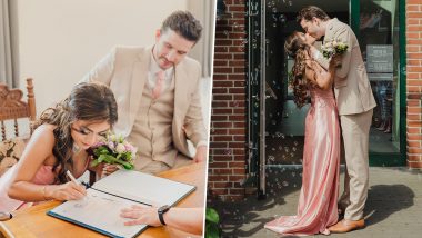 Sreejita De Shares Dreamy Photos From Her Court Marriage With Michael-Blohm Pape in Germany! (View Pics)