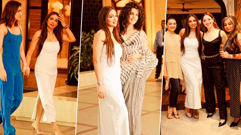 Kriti Sanon, Tamannaah Bhatia and Other Bollywood Stars Attend Kanika Dhillon’s Housewarming Party  (View Pics)